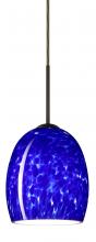 Besa Lighting J-169786-LED-BR - Besa Lucia LED Pendant For Multiport Canopy Blue Cloud Bronze 1x9W LED