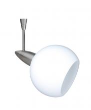  SP-155907-SN - Besa Spotlight Palla 3 Satin Nickel Opal Matte 1x35W Halogen Mr11