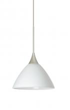 Besa Lighting X-174307-SN - Besa Pendant For Multiport Canopy Domi Satin Nickel White 1x50W Halogen