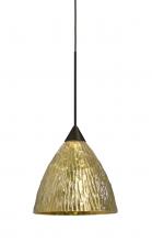 Besa Lighting X-EVEGS-BR - Besa, Eve Cord Pendant For Multiport Canopies, Stone Gold Foil, Bronze Finish, 1x50W