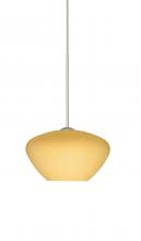 Besa Lighting XP-5410VM-SN - Besa Pendant Peri Satin Nickel Vanilla Matte 1x50W Halogen