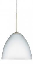 Besa Lighting 1BC-757207-HAL-SN - Besa Sasha Pendant Satin Nickel Opal Matte 1x40W Halogen