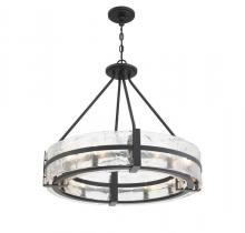 Savoy House 7-1850-8-89 - Hudson 8-Light Pendant in Matte Black