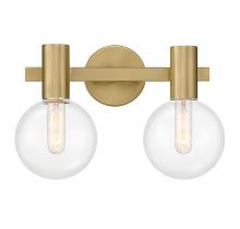 Savoy House 8-3076-2-322 - Wright 2-Light Bathroom Vanity Light in Warm Brass