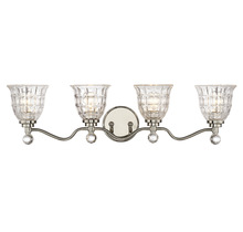 Savoy House 8-880-4-109 - Birone 4-Light Bathroom Vanity Light in Polished Nickel