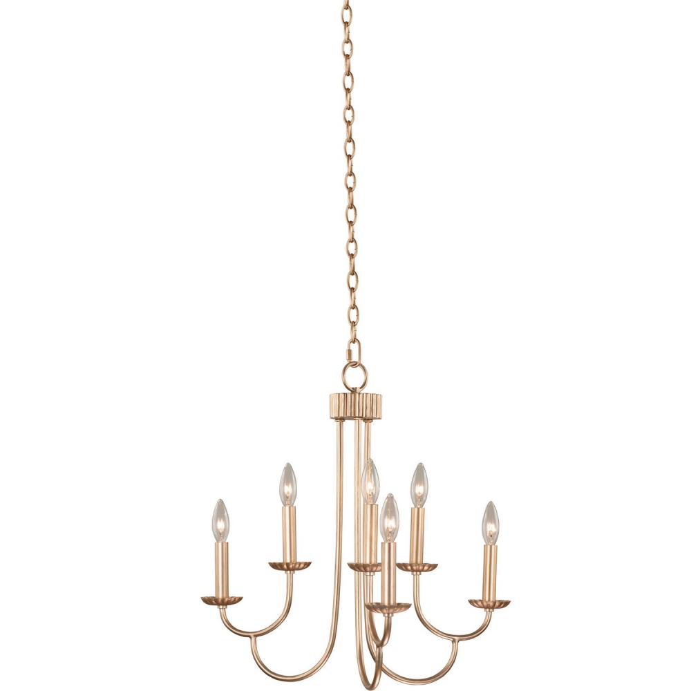 Kiera (3 + 3) Light 2 Tier Chandelier