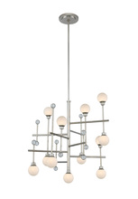 Kalco 508670PN - Mercer 12 Light Chandelier