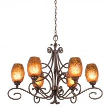 Kalco 5534AC/NS04 - Amelie 6 Light Chandelier