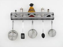 Hi-Lite MFG Co. H-60-34Y-B-BR47/B-GLD W/CI - POT RACK COLLECTION