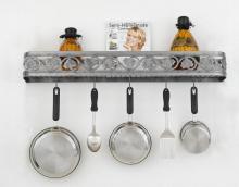 Hi-Lite MFG Co. H-80-34Y-B-BK01 - SANDRA LEE POT RACK COLLECTION