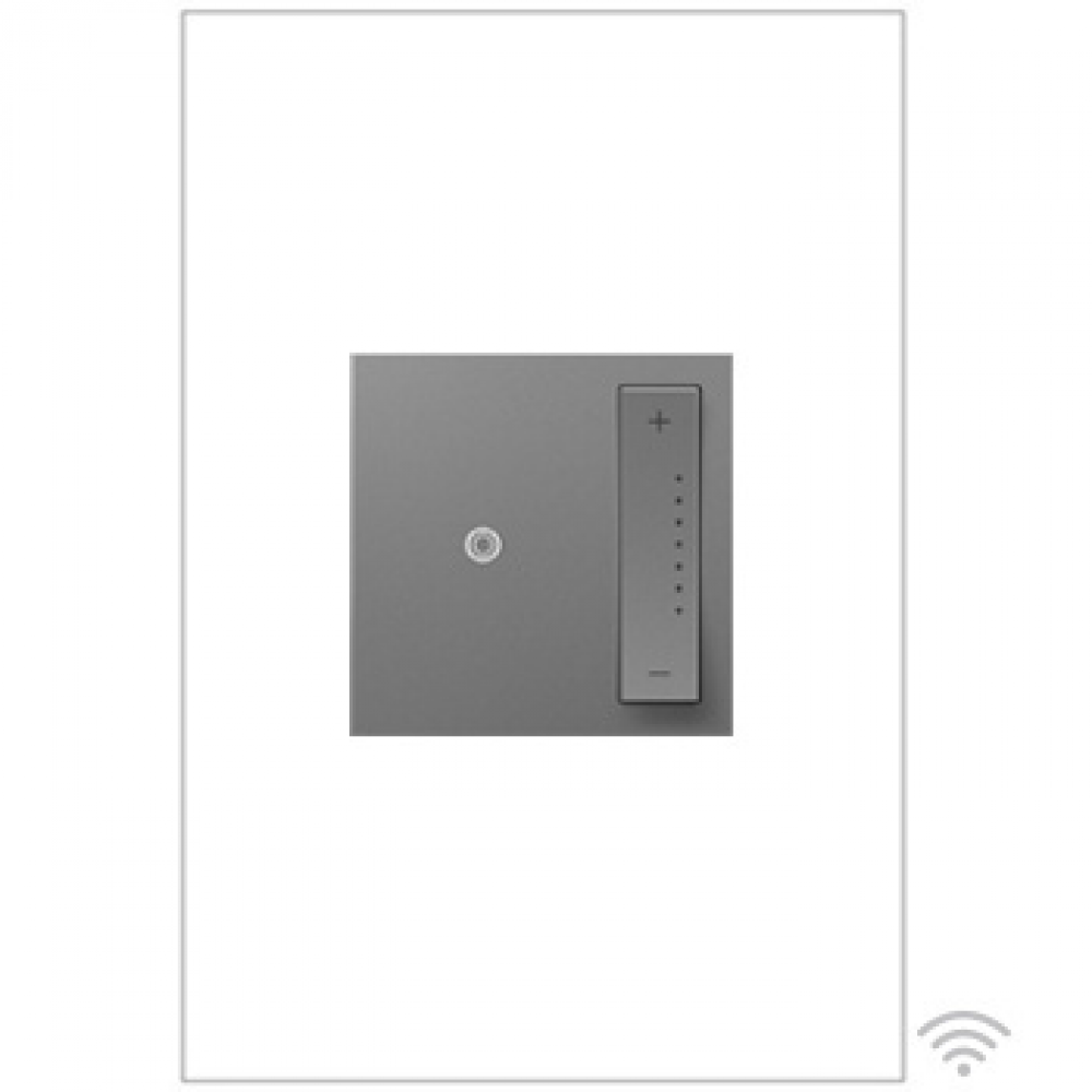 adorne? sofTap Wireless Master Multi-Location True-Universal Dimmer, Magnesium