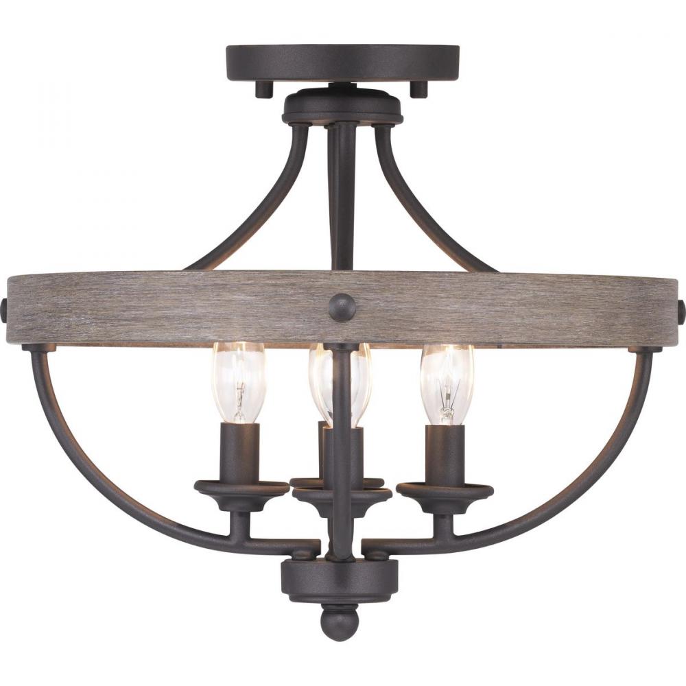 Gulliver Collection Four-Light 14-1/4" Semi-Flush Convertible