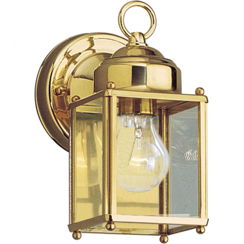 Flat Glass Lantern One-Light Wall Lantern