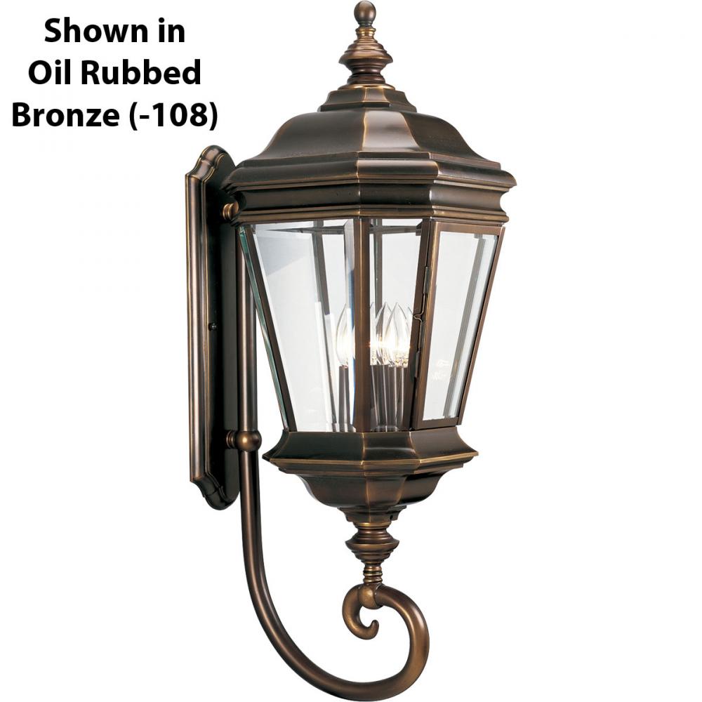 Four Light Gold Wall Lantern