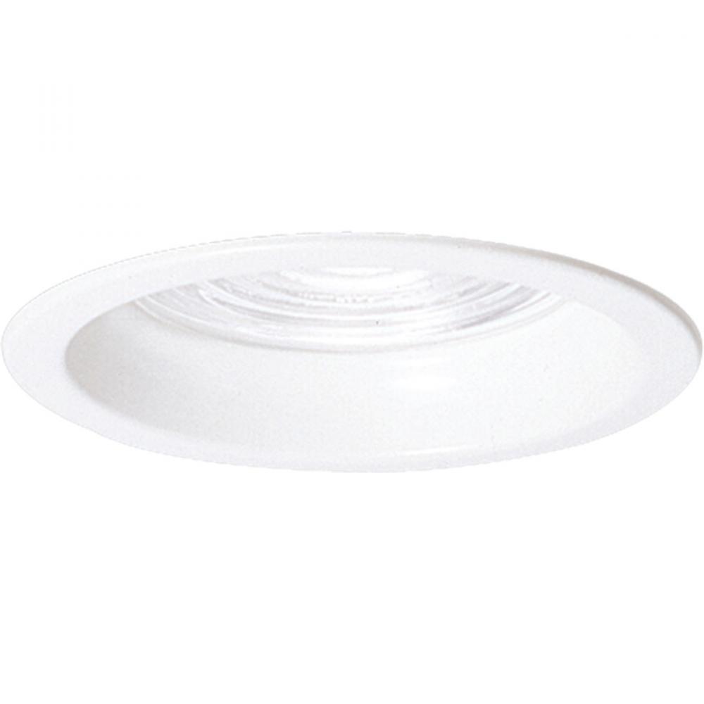 White Fresnel Lens Glass Recessed Lighting Trim