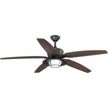 Progress P2564-8030K - Montague Collection 60&#34; Indoor/Outdoor Five-Blade Ceiling Fan