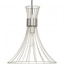 Progress P500365-186 - Lorin Collection One-Light Mid-Century Modern Metal Pendant Light