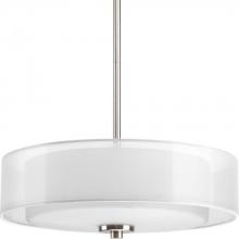 Progress P3694-09 - Invite Collection Three-Light 15" Semi-Flush Convertible