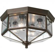  P5789-20 - Four-Light Beveled Glass 11-1/8" Close-to-Ceiling