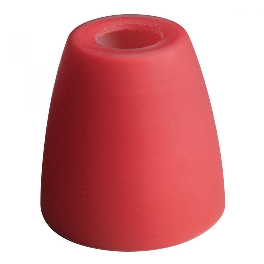 G100 SERIES-RED DEEP BELL GLASS SHADE