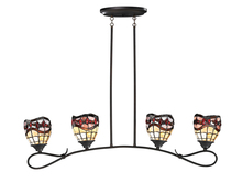 Dale Tiffany TH12427 - Fall River 4-Light Tiffany Island Fixture