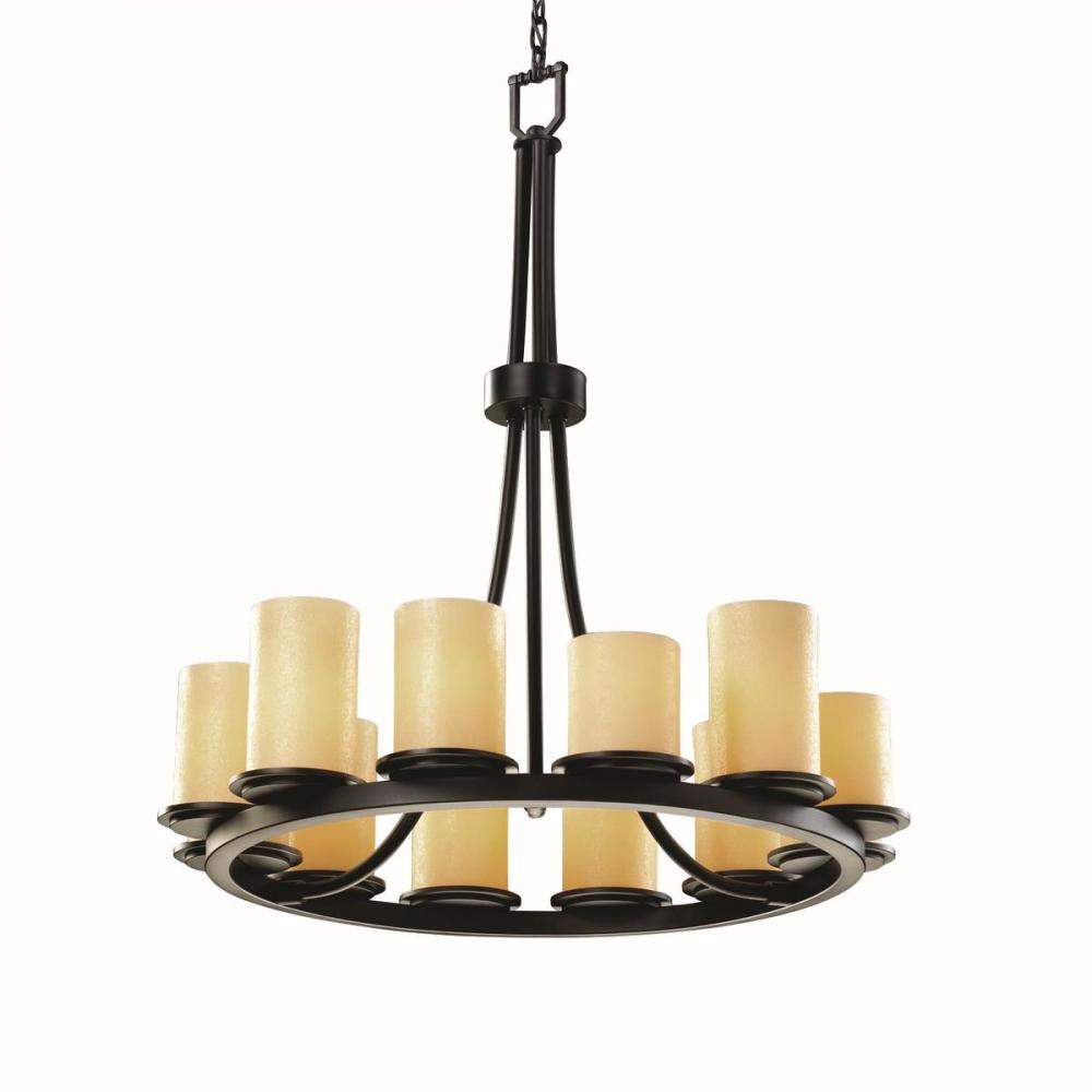 Dakota 12-Light Ring Chandelier (Tall)