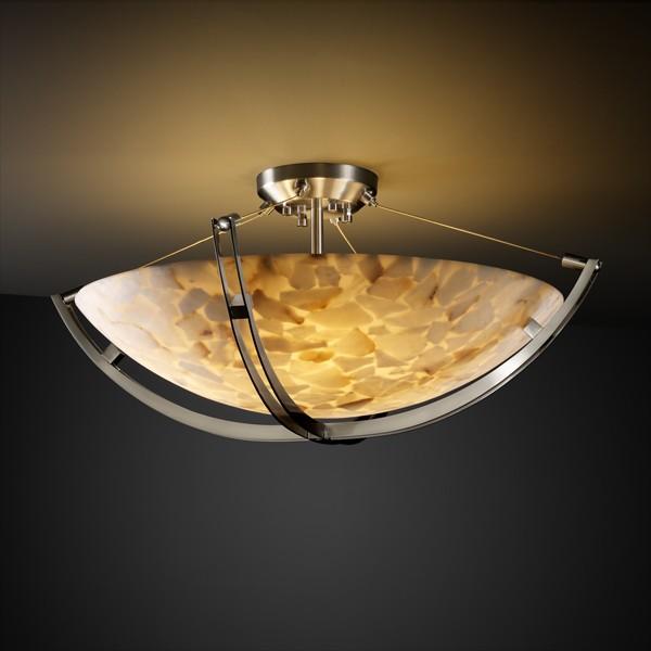 24" Semi-Flush Bowl w/ Crossbar