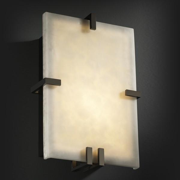 Clips Rectangle LED Wall Sconce (ADA)