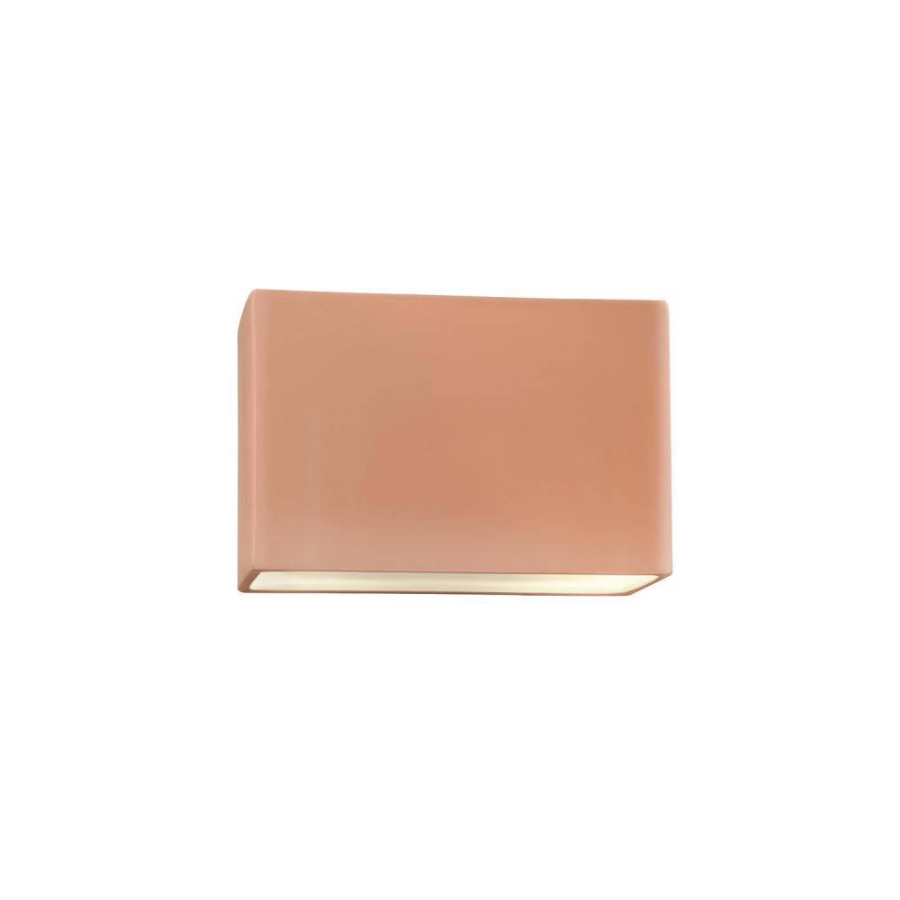 Small ADA Rectangle (Outdoor) Wall Sconce - Closed Top