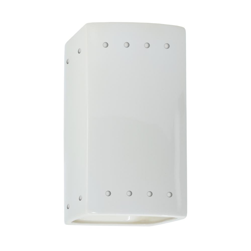 Small LED Rectangle w/ Perfs - Open Top & Bottom (Outdoor)