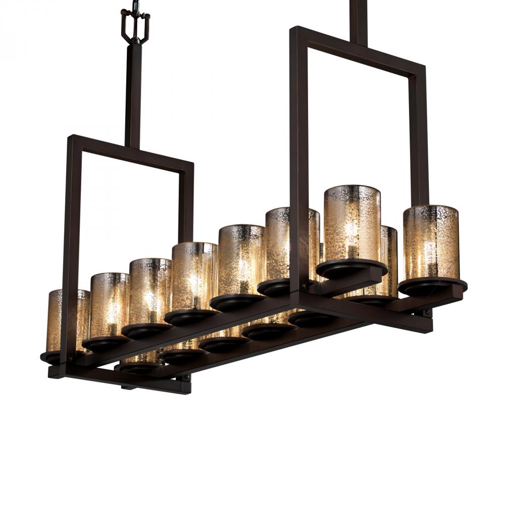 Dakota 14-Light Bridge LED Chandelier (Tall)