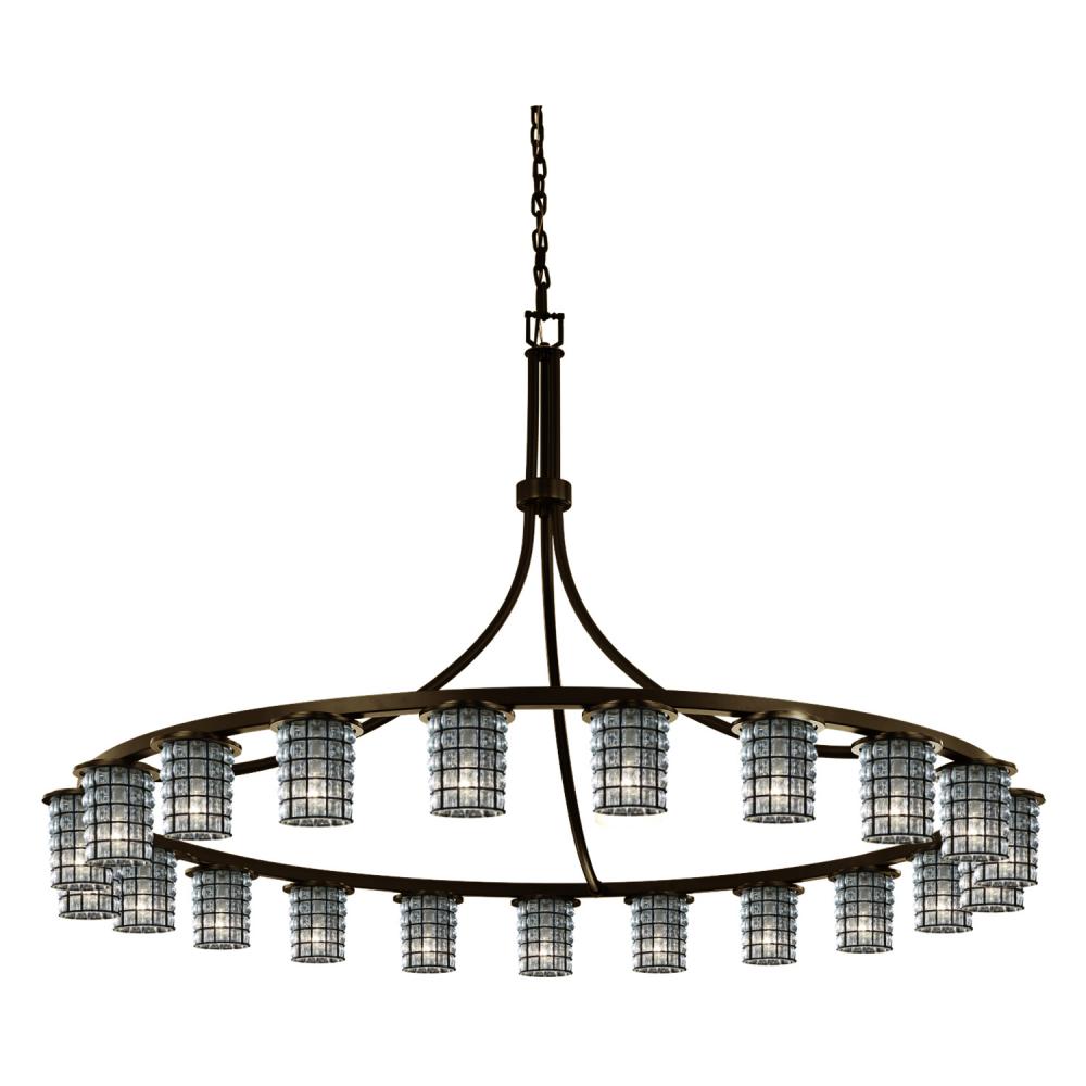 Dakota Downlight 21-Light 1-Tier LED Chandelier