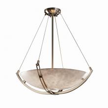 Justice Design Group CLD-9722-35-NCKL - 24" Pendant Bowl w/ Crossbar