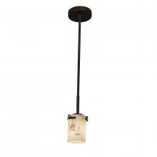 Justice Design Group FAL-8455-10-DBRZ - Atlas 1-Light Mini-Pendant