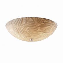 Justice Design Group PNA-9671-35-BMBO-NCKL - 18" Semi-Flush Bowl w/ GU24-LED Lamping