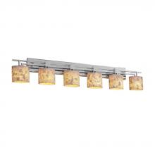 Justice Design Group ALR-8706-30-NCKL - Aero 6-Light Bath Bar