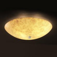 Justice Design Group CLD-9672-25-NCKL - 24" Semi-Flush Bowl w/ GU24-LED Lamping