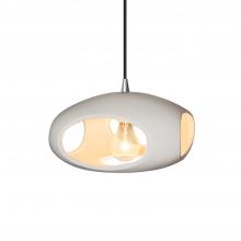 Justice Design Group CER-6440-BIS-CROM-WTCD - Punch 1-Light Pendant