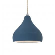 Justice Design Group CER-6560-MDMT-NCKL-BEIG-TWST - Small Droplet 1-Light Pendant