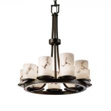 Justice Design Group FAL-8766-10-DBRZ - Dakota 9-Light Ring Chandelier