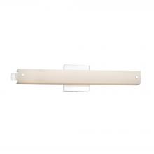 Justice Design Group FSN-8681-OPAL-CROM - Edge 23" ADA Linear LED Wall/Bath