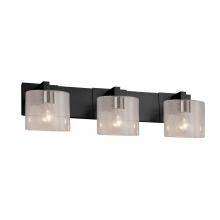 Justice Design Group FSN-8923-30-SEED-MBLK-LED3-2100 - Modular 3-Light LED Bath Bar