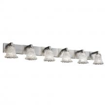 Justice Design Group GLA-8926-20-LACE-NCKL - Modular 6-Light Bath Bar