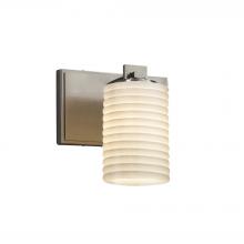 Justice Design Group POR-8441-10-SAWT-NCKL - Era 1-Light Wall Sconce