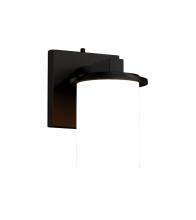 Justice Design Group FSN-8771-10-WEVE-MBLK - Dakota 1-Light Wall Sconce