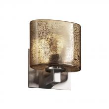 Justice Design Group FSN-8931-30-WEVE-MBLK - Modular 1-Light Wall Sconce (ADA)