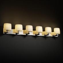 Justice Design Group POR-8926-10-BMBO-CROM - Modular 6-Light Bath Bar