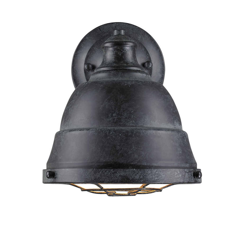 Bartlett 1 Light Wall Sconce in Black Patina