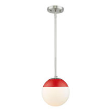 Golden 3218-S PW-RED - Small Pendant with Rod