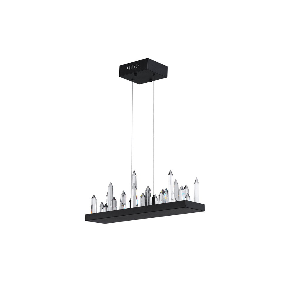 Juliette LED Chandelier With Black Finish